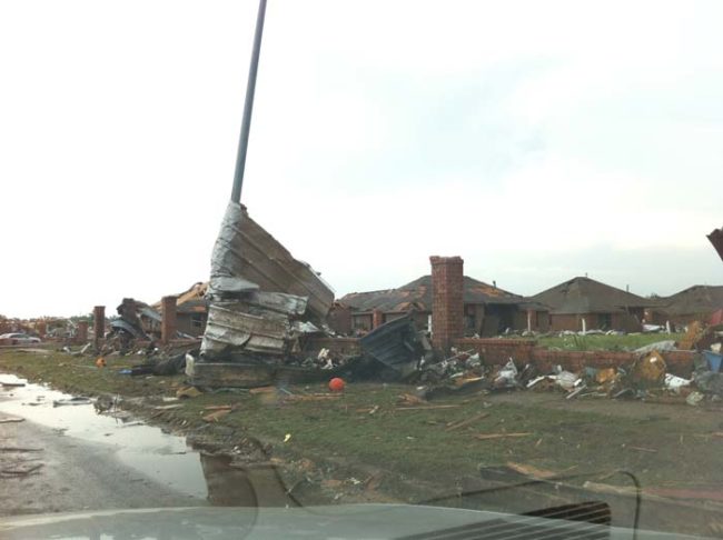 About 1,150 homes were destroyed totaling close to $2 billion in damages to the town.