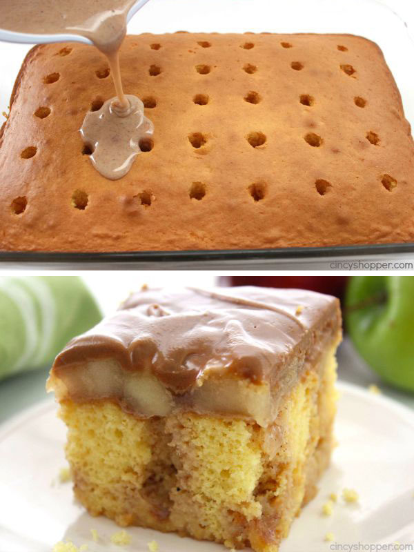 Here's how it works...this <a href="http://cincyshopper.com/caramel-apple-poke-cake/" target="_blank">caramel-apple deliciousness</a> is too good to miss.