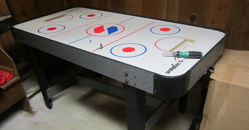 He Found This Unloved Air Hockey Table And Transformed It In The