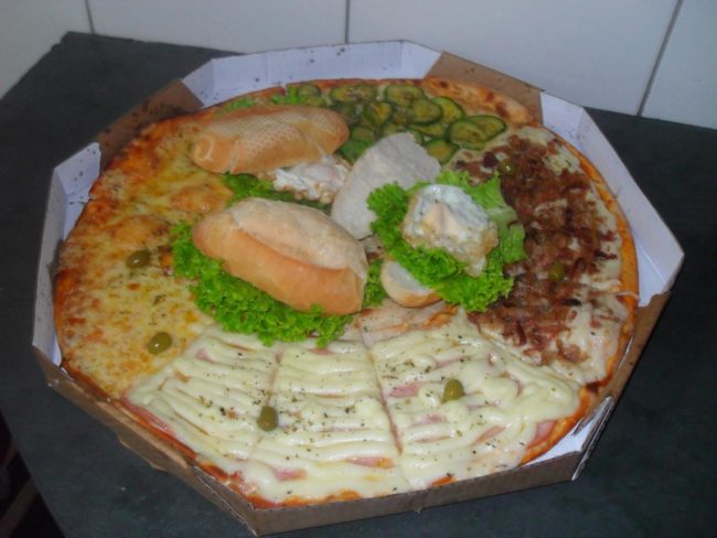 Can't decide between subs or pizza? Well in Brazil, you don't have to choose!