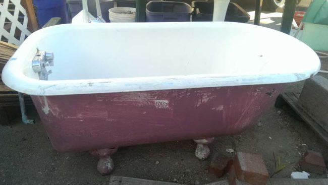 They paid $150 for the forgotten tub.
