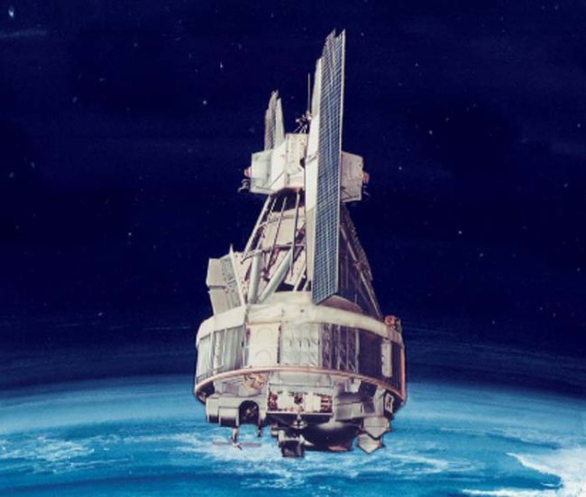 The Nimbus satellites began their lives in 1964. They were designed to be a cutting edge family of machines that could relay an unprecedented amount of data to NASA about Earth's atmosphere.