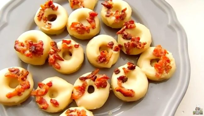 Top with your bacon and BAM. How good do these look?