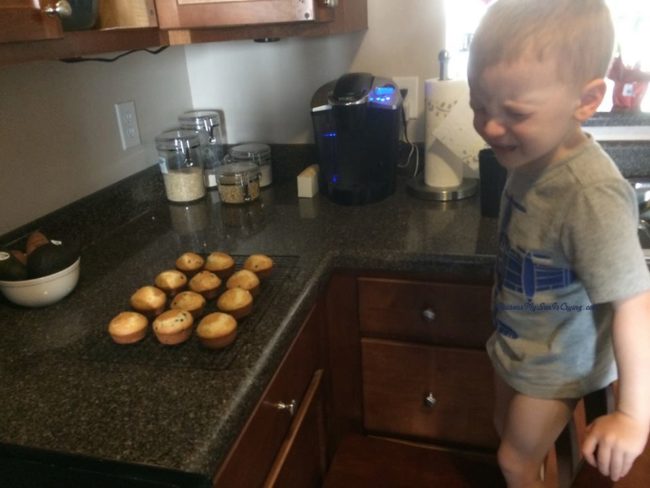 He wanted freshly baked muffins to come out cold.