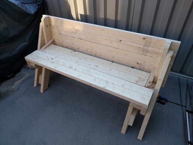 Okay, it's definitely a bench!