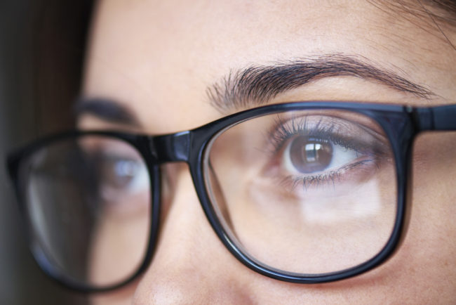 Stretch to improve your long-distance vision. If you work on a computer all day, periodically close your eyes and stretch major muscles. This will encourage muscles around your eyes to relax as well. Constant strain is linked to near-sightedness.