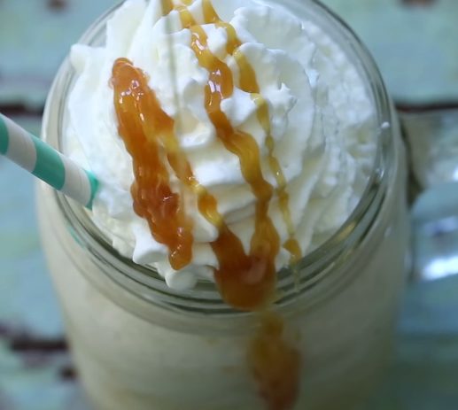 <a href="https://www.youtube.com/watch?v=zvX1Wqu7IcM" target="_blank">Caramel Frappuccino</a>, anyone? Coming right up!