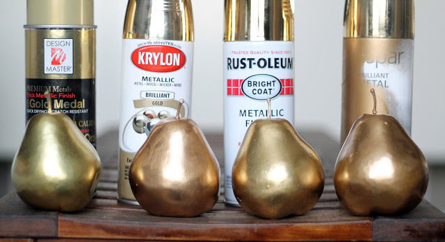 You're about to get your friends feeling nice and twisted when they see that you're so fancy, you <a href="http://www.chrislovesjulia.com/2013/02/answering-which-gold-spray-paint-is-best.html" target="_blank">gild your pears</a>.