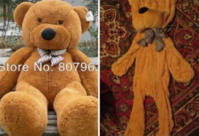 Stuffed animals are terrifying without the "stuffed" part.