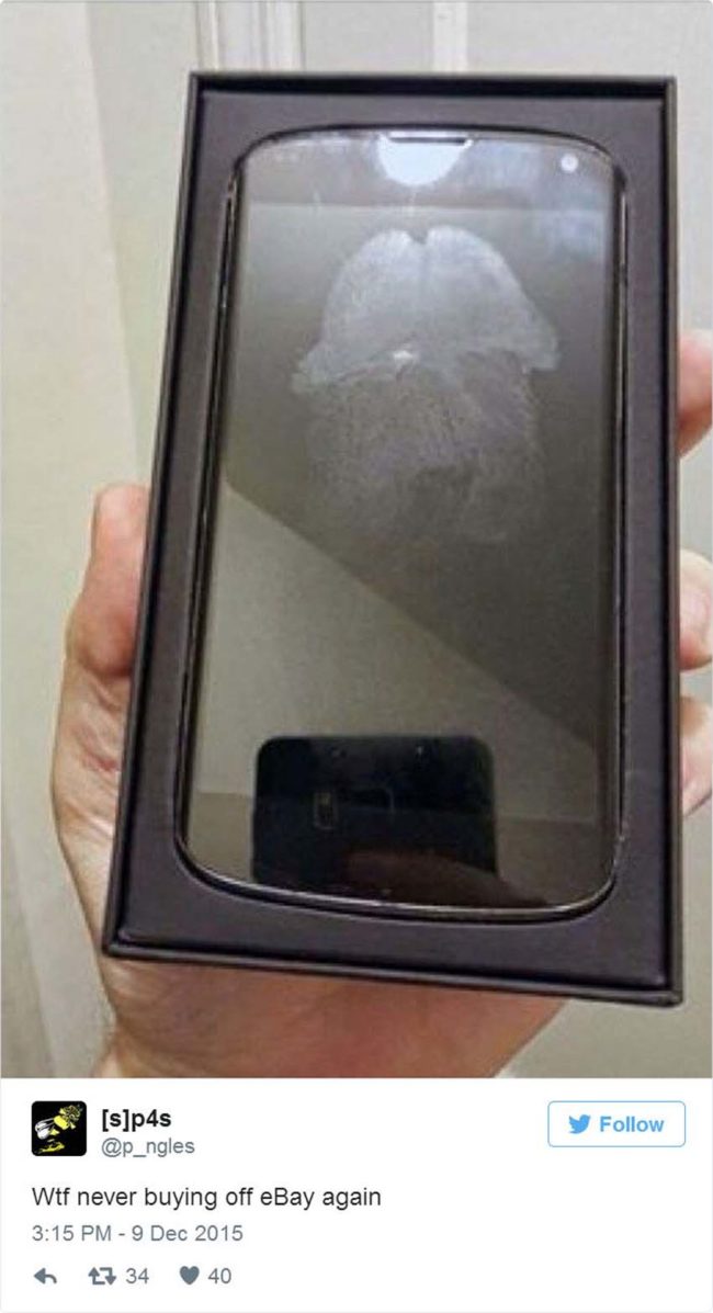 He bought this phone eBay. NEVER AGAIN.