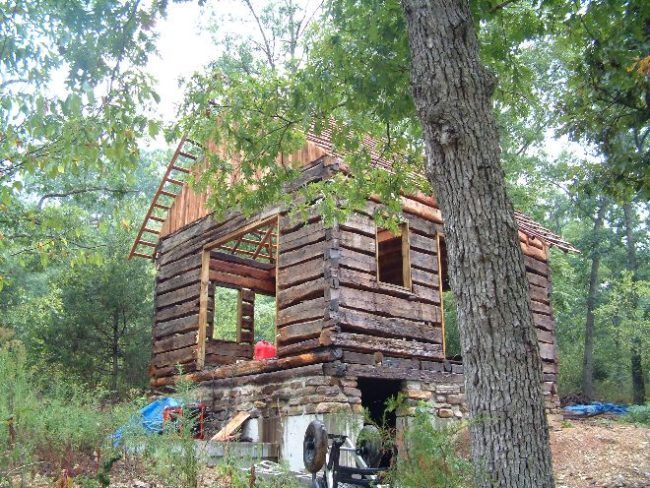 Although the structure had to be built up a bit for them to be able to have a basement, Aiken's biggest goal was to remain true to the original design.