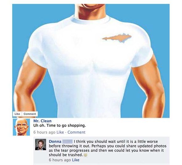 I never thought sexual tension with Mr. Clean would be a thing, but here we are.