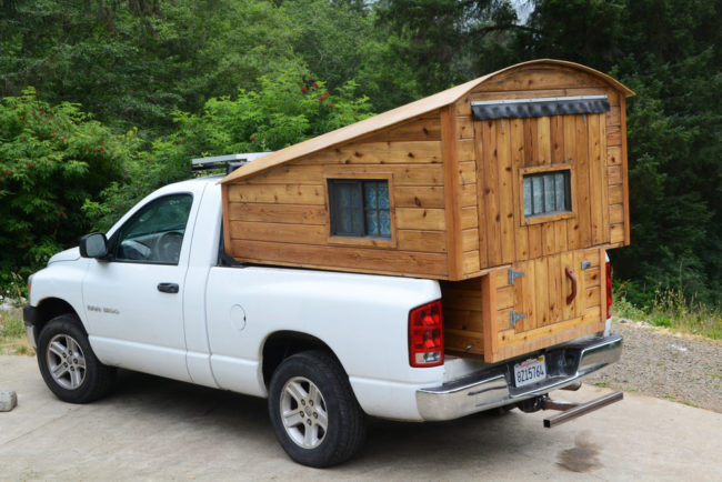 Forget dealing with expensive RVs and dragging around annoying campers. These little hideaways are designed to fit snuggly in the back of your truck!