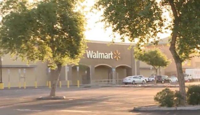 It began as an ordinary day at this Phoenix, Arizona, Walmart.