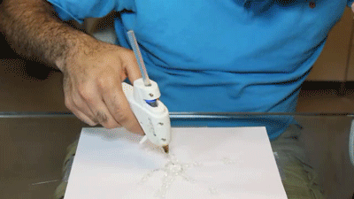 You can basically turn your glue gun into a 3-D printer.