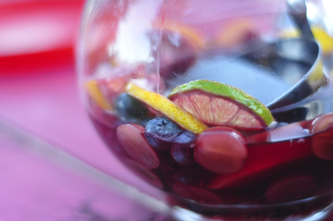 <a href="http://www.foodandwine.com/slideshows/sangria-recipes" target="_blank">Make sangria</a>. Gallons of it. Fill your swimming pool. 