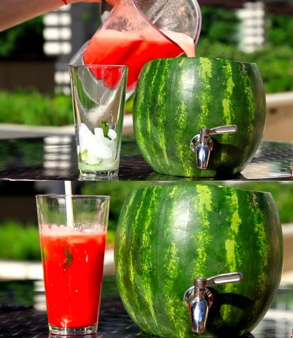 Make this sick <a href="https://www.youtube.com/watch?v=mQ57vB1bPNo" target="_blank">watermelon keg</a>.