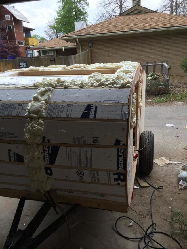 More insulation meant this trailer would be ready for just about any kind of weather.