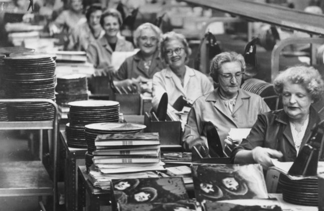 These lucky ladies had a hand in finishing the production of The Beatles' album "Rubber Soul."