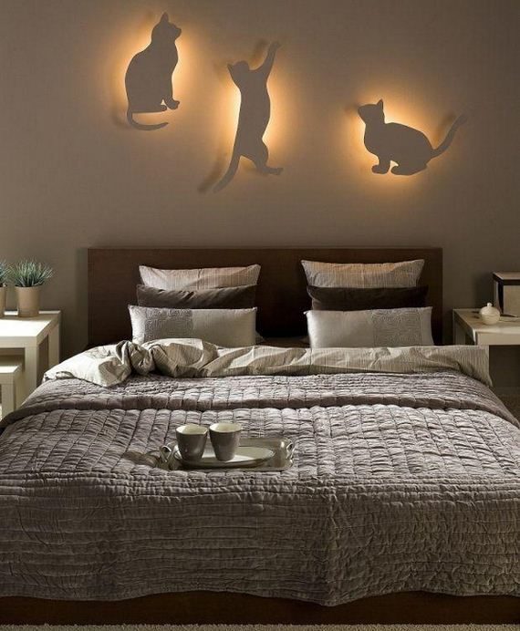 If you're feeling extra crafty, cut <a href="http://www.12thblog.com/diy-bedroom-lighting-decor-idea-cat-lovers/" target="_blank">custom night lights</a> in your little ones' favorite shapes to help them feel safe. You could use the same process to make light-up decor for the rest of the house, too!