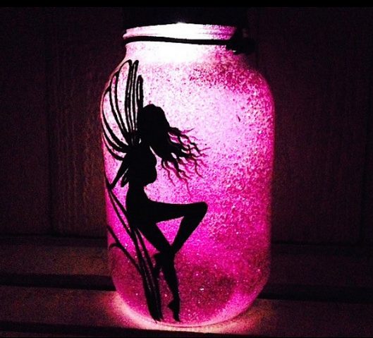 For the Tinkerbell lovers in your life, these <a href="http://craft.ideas2live4.com/2016/03/29/how-to-make-mason-jar-fairy-lanterns/" target="_blank">fairy-themed night lights</a> are where it's at.