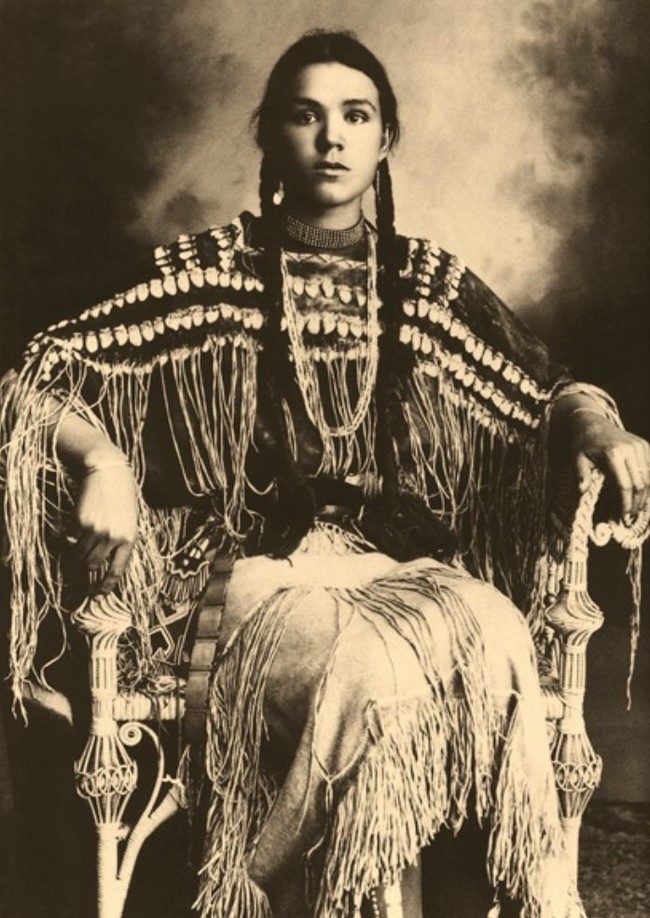 A Cheyenne woman in Oklahoma, 1890-1904.