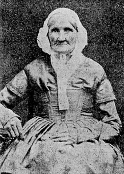 This is Hannah Stilley, born 1746, photographed in 1840. She may be the earliest born person ever captured on camera.