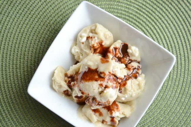 Make ice cream out of frozen bananas.