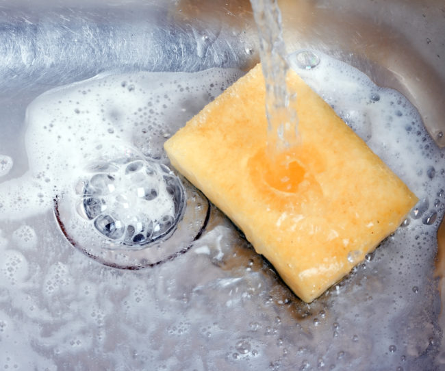 Soak a sponge, put it in a sandwich bag, freeze it, and use the packet as a non-drip icepack.