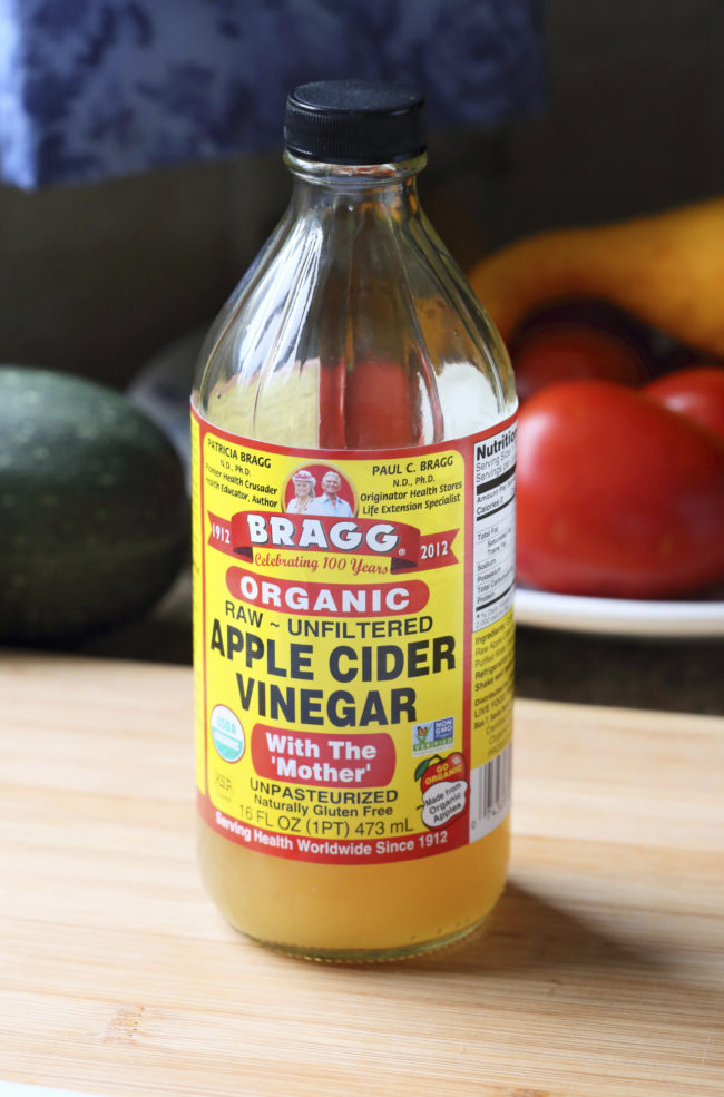 Use apple cider vinegar to reduce itching when mosquitoes come out to play.