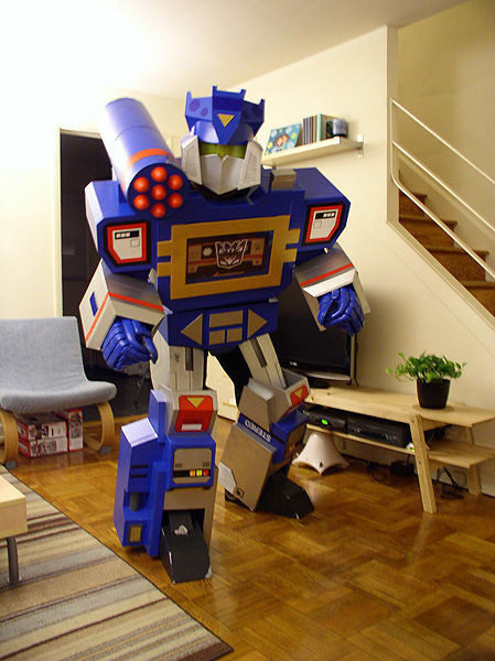 This casual <a href="http://www.instructables.com/id/Transformers-Soundwave-Costume/" target="_blank">Transformers costume</a> will make you the life of any party.