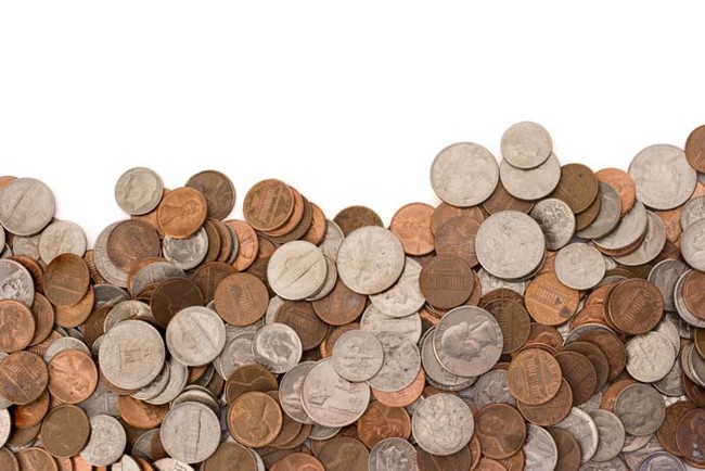 Make coins super shiny by soaking them in Coke.