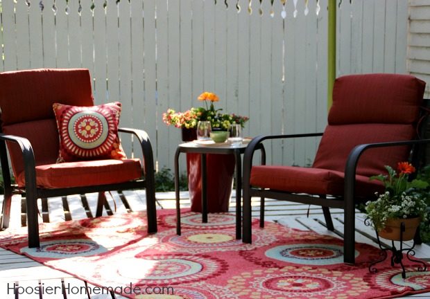 And just like that, your backyard deck is complete! You can add flowers, rugs, deck chairs, or other decorations as you see fit.