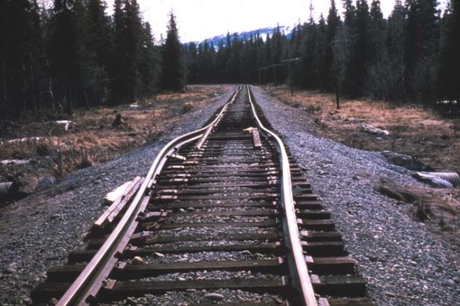 The town of Portage, right near Anchorage, was entirely destroyed by the earthquake. The ground sank six feet following the quake, putting almost everything below sea level.