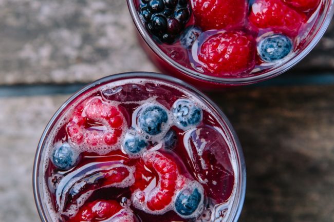 YAS. I was hoping we'd get boozy up in here! It's <a href="http://www.thekitchn.com/recipe-summer-berry-sangria-220538" target="_blank">mixed berry sangria</a> time.