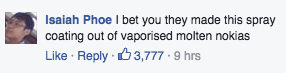 I would be remiss if I did not include the best comment in the history of comments: