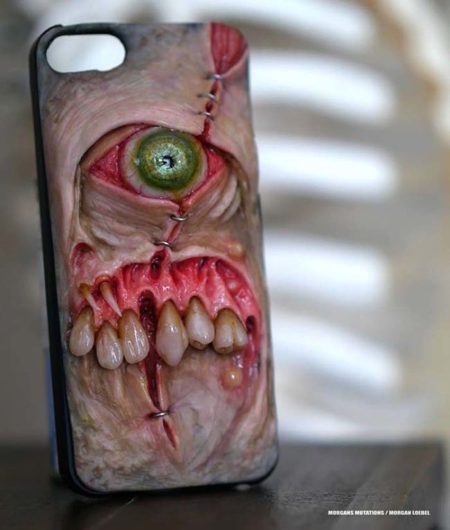 Yikes! That's terrifying, but I would totally buy that phone case.