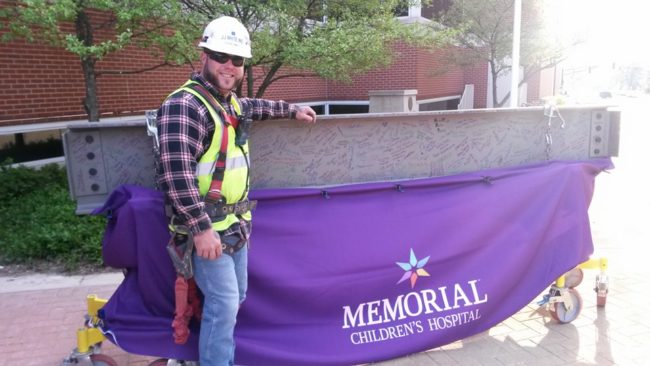 Okay, Waldo might not be cuter than this particular construction worker.