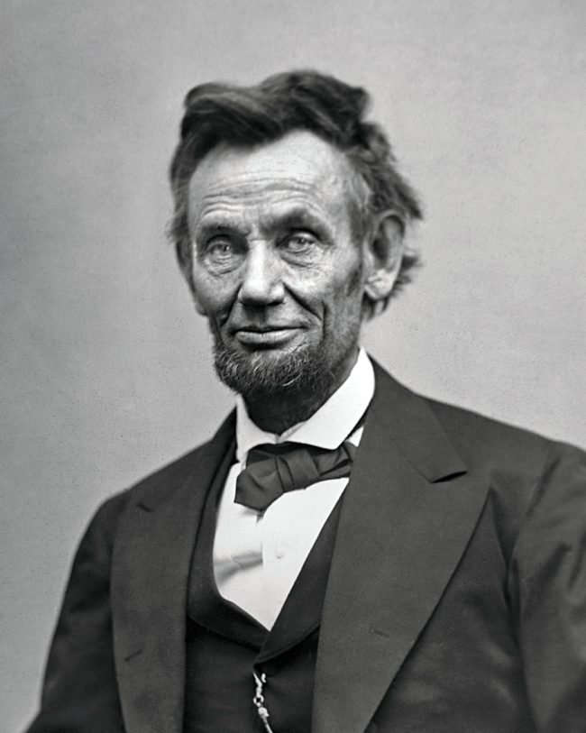 Drafting the Emancipation Proclamation and abolishing slavery left Lincoln looking understandably haggard. 