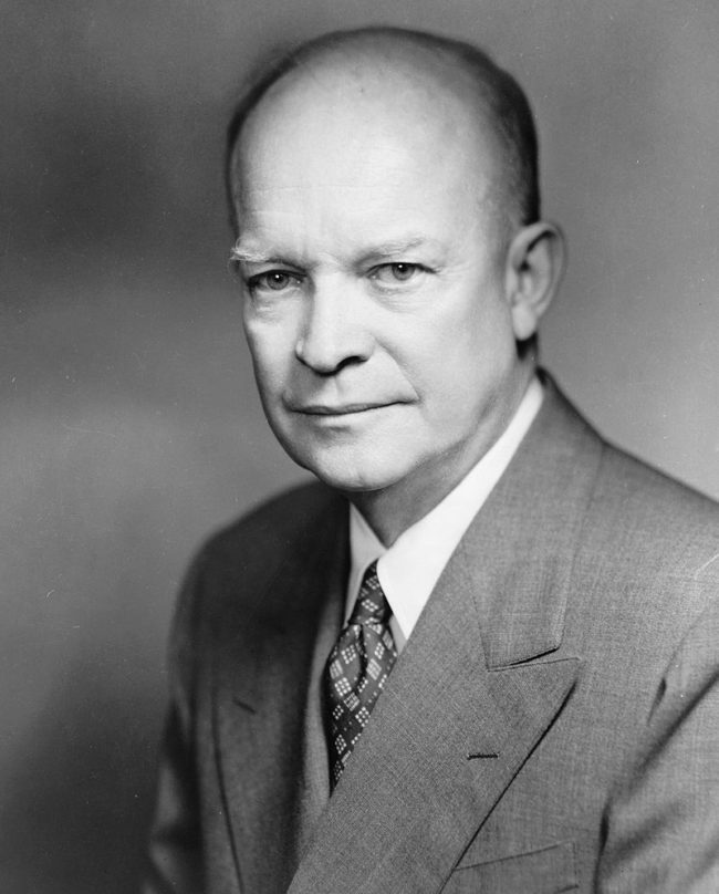 Dwight D. Eisenhower began his two terms in office on January 20, 1953.