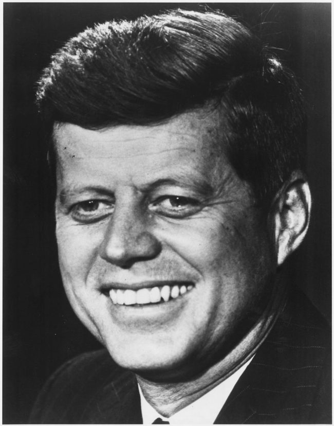 John F. Kennedy began his term as president in 1961.