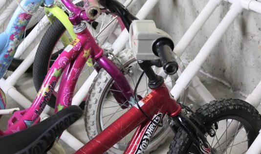 Why not build your own <a href="https://www.youtube.com/watch?v=HoysXmrD3Uk" target="_blank">bike rack</a>?