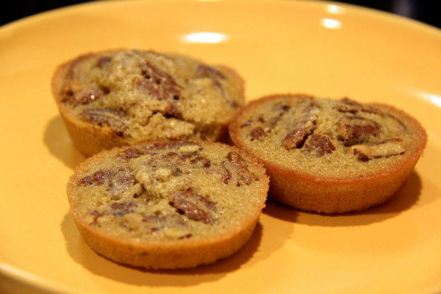 These <a href="http://spoonuniversity.com/recipe/easy-18-minute-pecan-pie-muffins/?utm_source=buzzfeed&amp;utm_medium=referral&amp;utm_campaign=content-partnerships" target="_blank">pecan pie muffins</a> go from kitchen to table in less than 30 minutes.