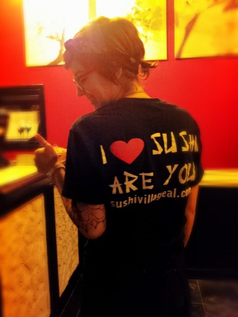 Yes! I are love sushi, too.