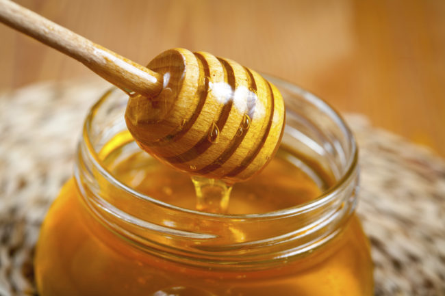 Honey does wonders for <a target="_blank" href="http://homeremediesforlife.com/honey-for-sore-throat/">sore throats</a> -- it kills bacteria, soothes your throat, and helps reduce inflammation.