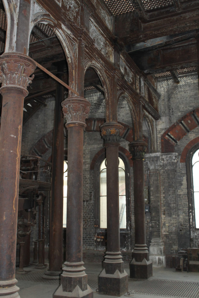 After shutting its doors, the pumping station became a prime target of vandalism. It sat empty for over 100 years.