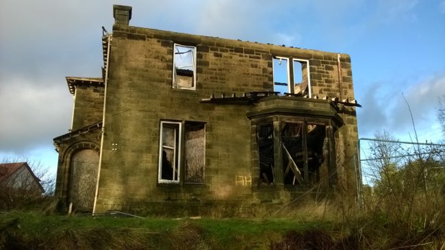 This ghoulish home is in Scotland.