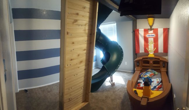 This is seriously the coolest kid's room I've ever seen.
