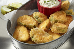 As if I didn't love <a href="http://www.snackworks.com/recipe/ritz-fried-pickles-165018.aspx" target="_blank">fried pickles</a> enough already, I now know that I can use crackers as the crust.