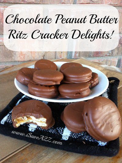 <a href="http://www.isavea2z.com/chocolate-peanut-butter-ritz-crackers/" target="_blank">These</a> really do look delightful.